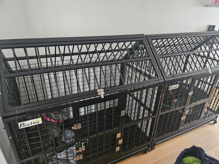 Dog cage/crate heavy duty x 2