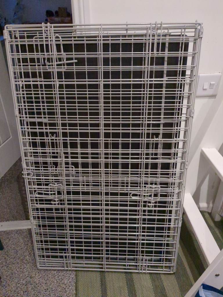 2-Door Dog Crate 92x58x61 cm