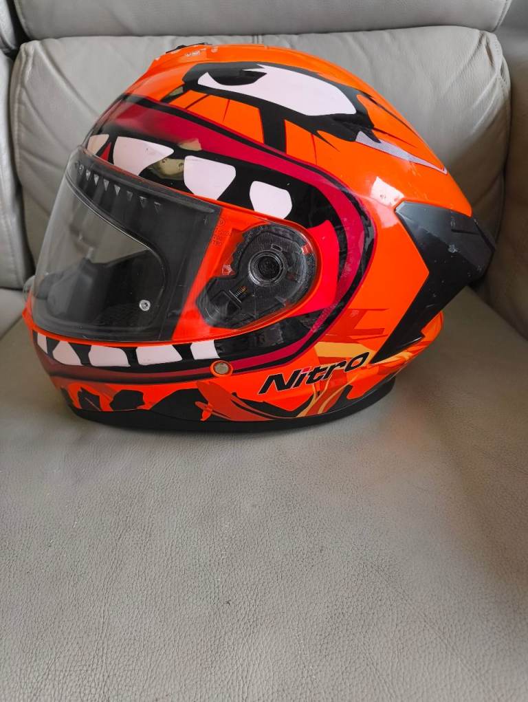 Nitro big mouth large motorcycle helmet 