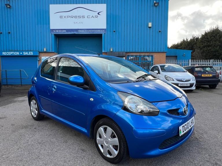 2010 Toyota AYGO 1.0 VVT-i Blue 5dr HATCHBACK PETROL Manual