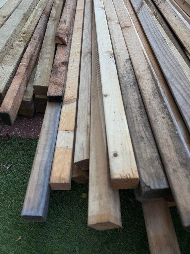 2.4 metre long - 2 x 2 inch (50 x 50 mm) Treated Timber lengths