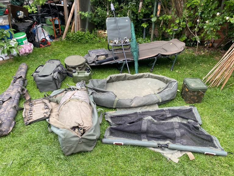 Carp fishing set up 