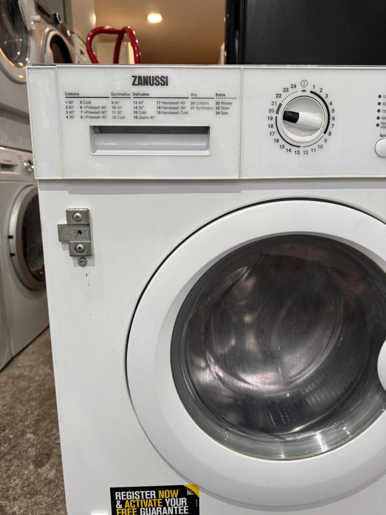 Zanussi Digital 7kg 1200 rpm White Colour Integrated Washer Dryer With Free Delivery 🚚 