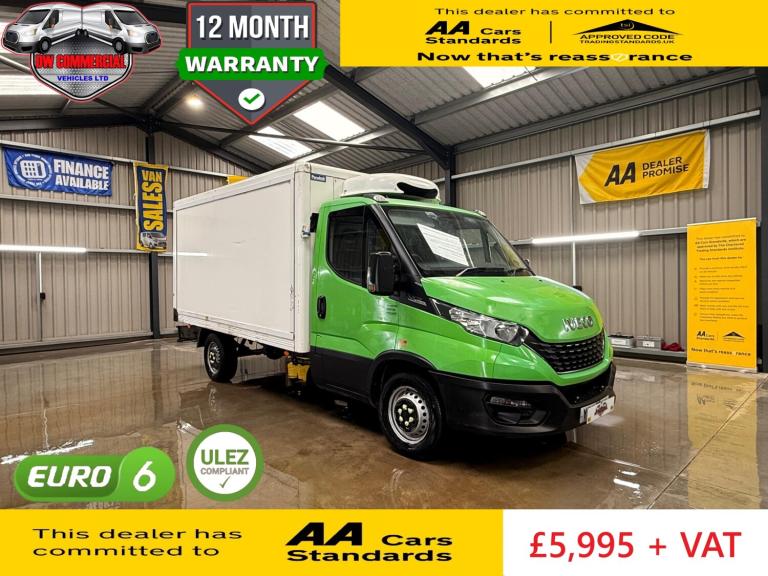 2020 70 Reg Iveco Daily 35s14 2.3 Fridge Freezer 8 Speed Auto + VAT