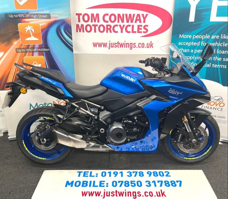 SUZUKI GSX-S1000 GT, 2023(23), 1 OWNER, 8,806 MILES, SUPERB MACHINE, £7695