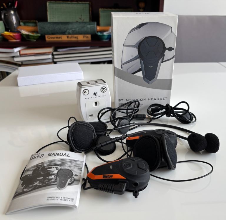 BT S3 Dual Intercom Headset