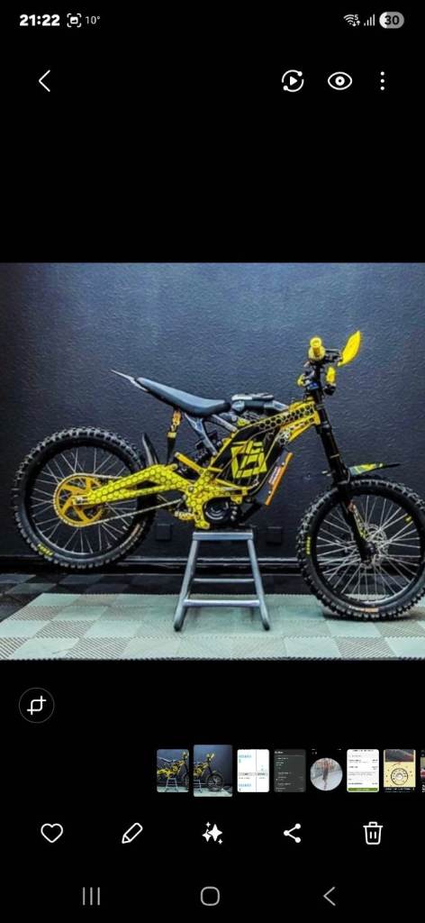 Surron lbx bypassed battery