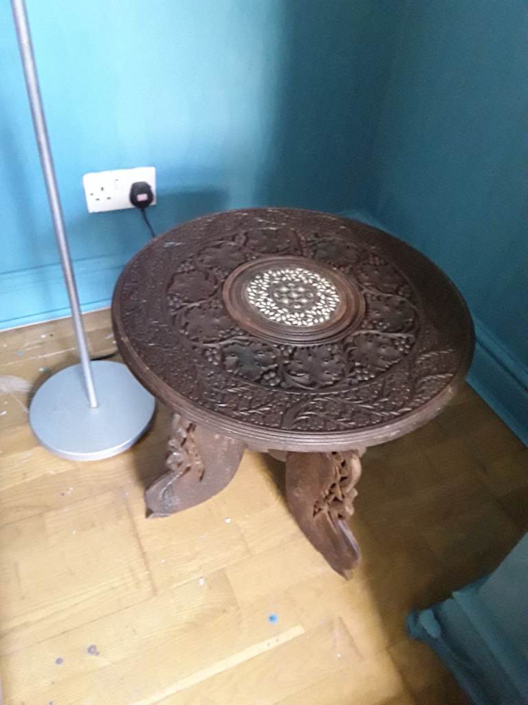 Indian style small side table