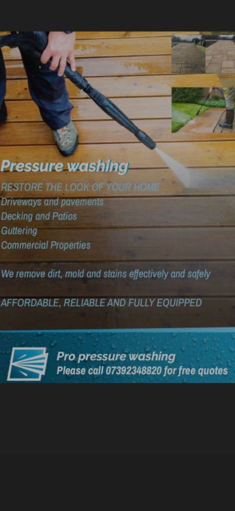 Pressure washing Power pro clean