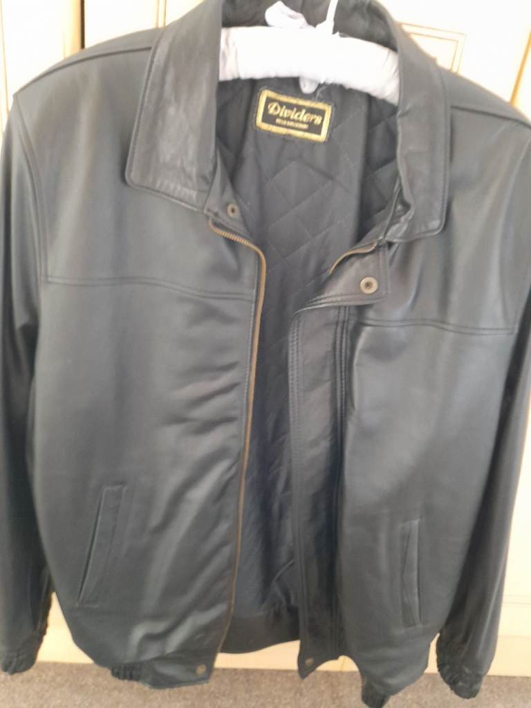 Leather jacket.