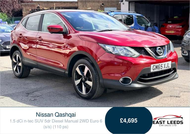 2016 Nissan Qashqai 1.5 dCi N-Tec 5dr HATCHBACK DIESEL Manual