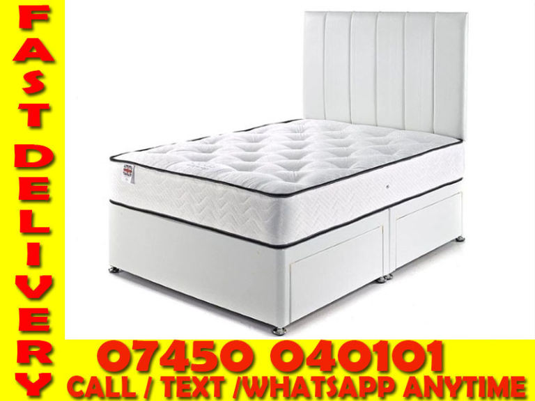 (Opat) DOUBLE- SMALL DOUBLE - DOUBLE BED AND MATTRESS