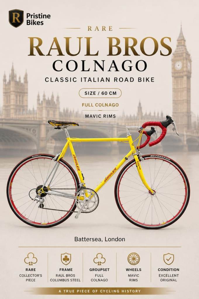 FQ RAUL BROS COLNAGO Stuning Features Campag/Mavic Road Bike
