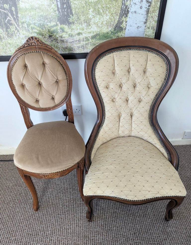 2 antique chairs 