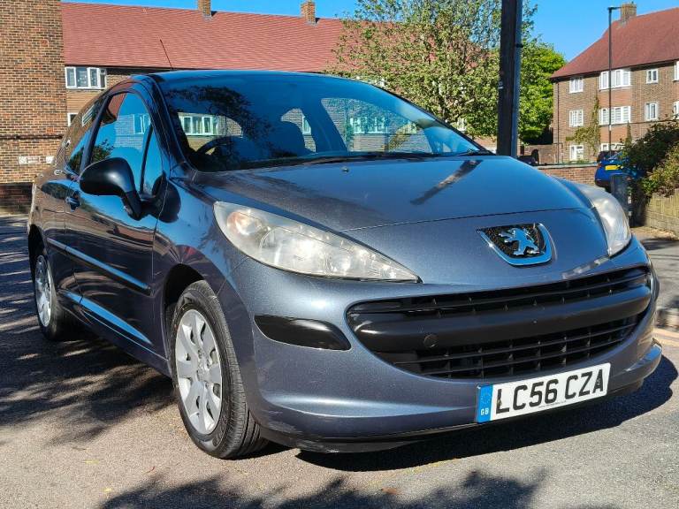 PEUGEOT 207 1.4 S 2006 06 REG MET GREY 3 DOORS 5 SPEED MANUAL A/C 95K MILES ULEZ FREE SUPERB!