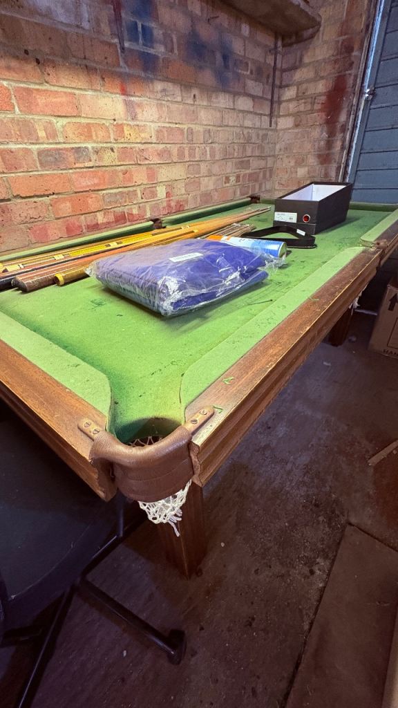 Vintage Pool Table