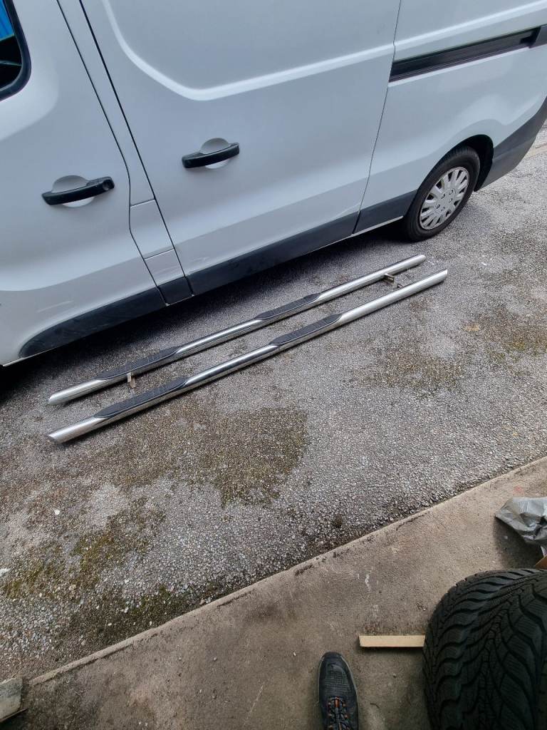 Trafic,vivaro,primastar lwb side steps bars