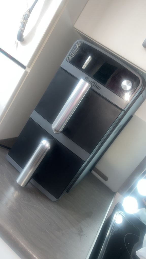 Salter Dual Air Fryer – Black, Good Condition