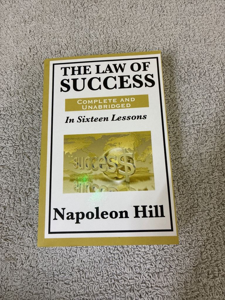 Napoleon Hill's The Law of Success Book – New Condition