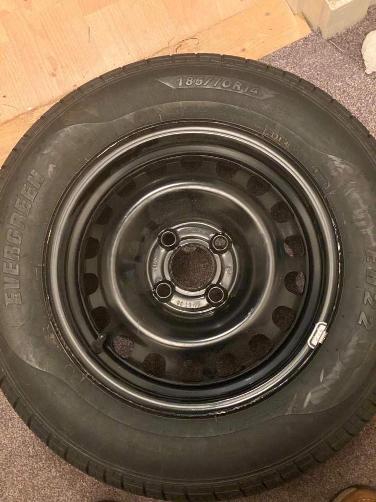 Evergreen EH22 tyre and steel wheel 185/70 R14