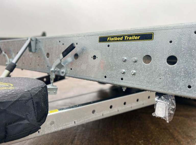 FLAT BED TRAILER 20 X 8 TOILET BALE FARM TILT BED RECOVERY CAR VAN TOW TINY HOUSE HOME