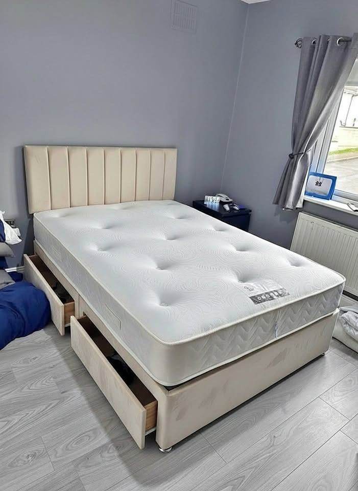 4FT Small Double Divan + Drawer Options / SPECIAL PROMO :: FAST DELIVERY