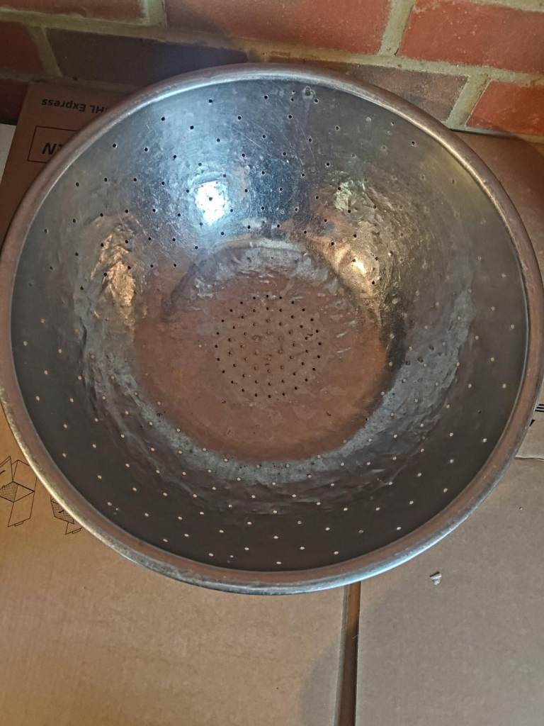 Large Stainless Steel Colander 41cm