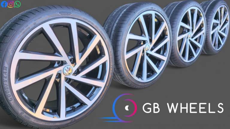 Genuine Volkswagen Golf Spielberg Alloy Wheels GTI GTD GTE Caddy R 5G0601025DB