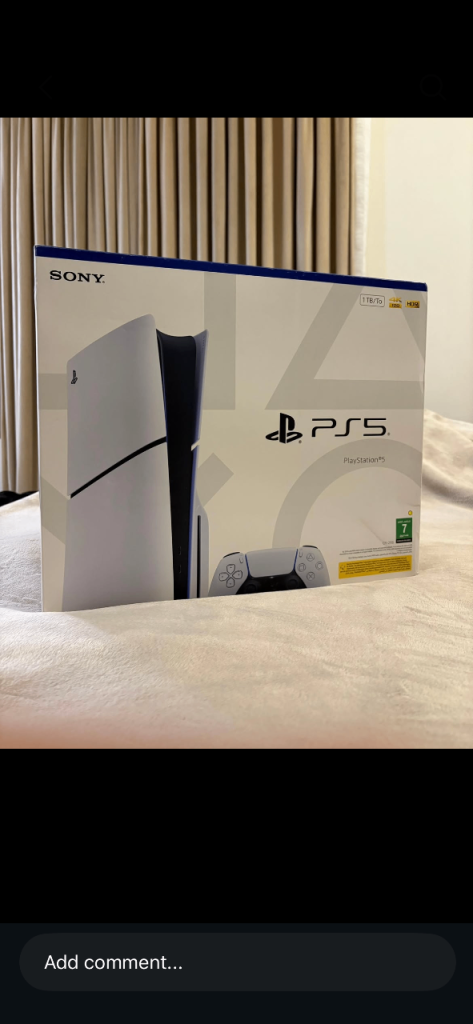 Sony PlayStation 5 Slim 825GB Disc Edition Console White