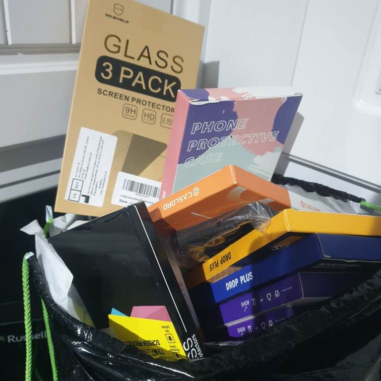 Phone cases and screen protectors 