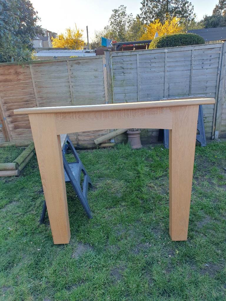 Oak fire surround 