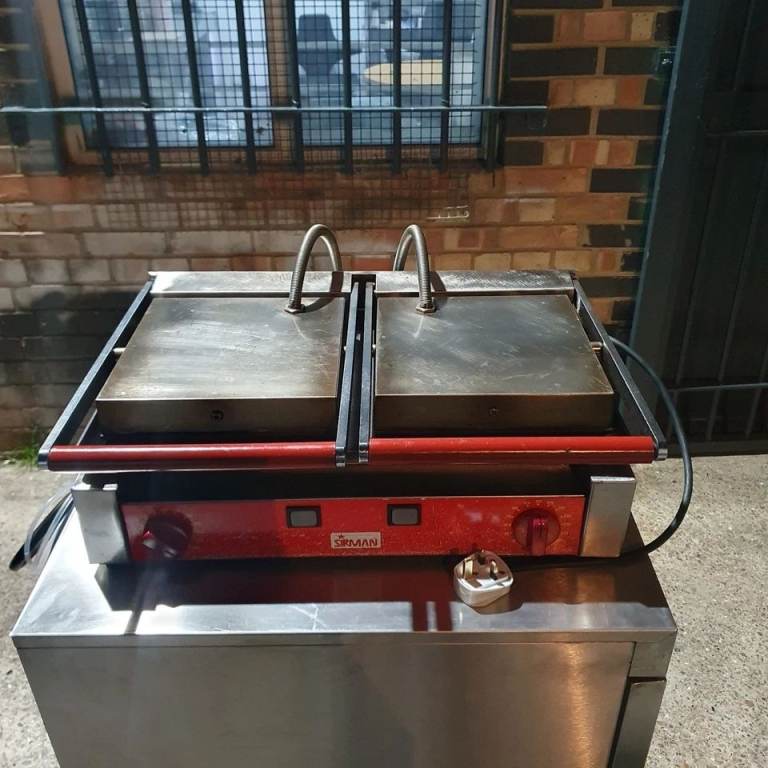 Sirman Panini Toaster Double seramic Cafe Takeaway Food Commercial equipment - 11/12