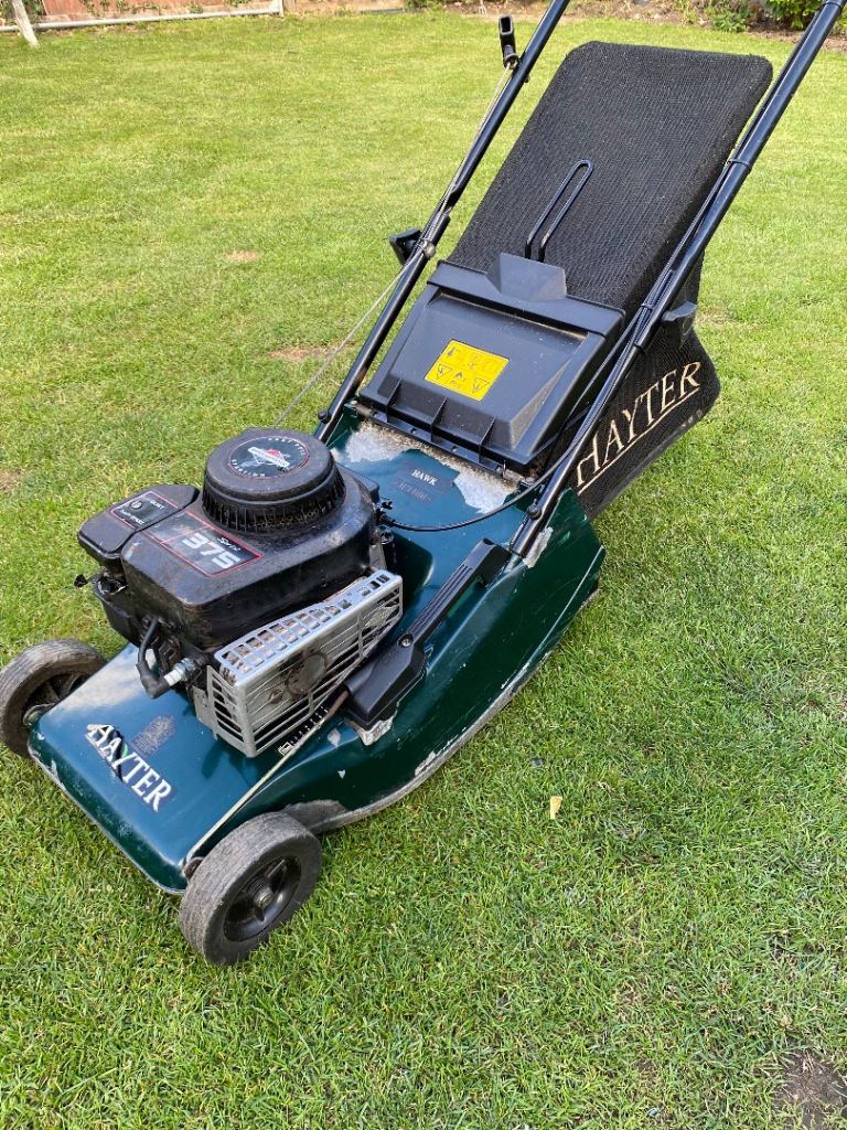 Hayter hawk 41 16” self propelled petrol lawn mower 