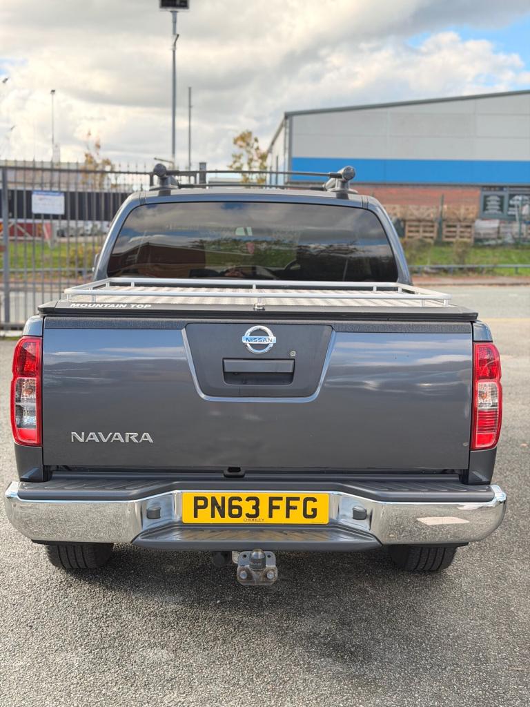 2013 63 NISSAN NAVARA 2.5 DCI TEKNA 190PS GREY FSH 1 OWNER ONLY 60K 