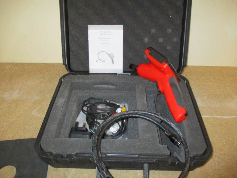 Geo-tec boroscope Handheld Video Camera Inspection Tool Kit with Case