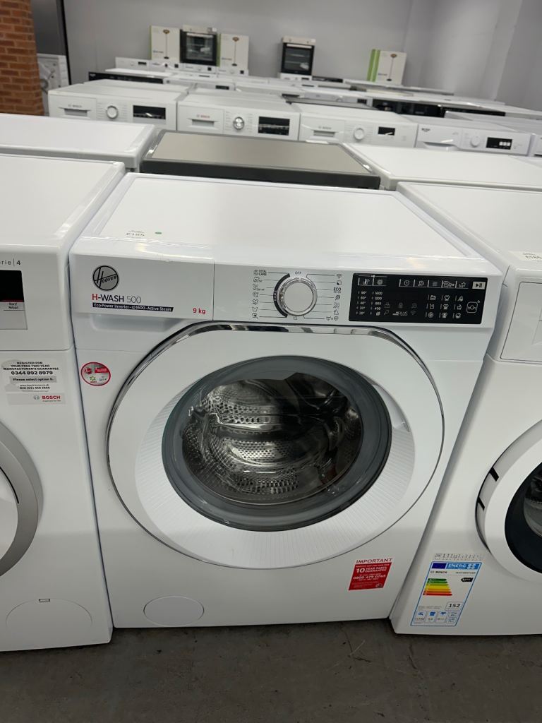 🚚SALE NOW ON🚚HOOVER 9kg WASHING MACHINE/WASHER WITH WARRANTY 