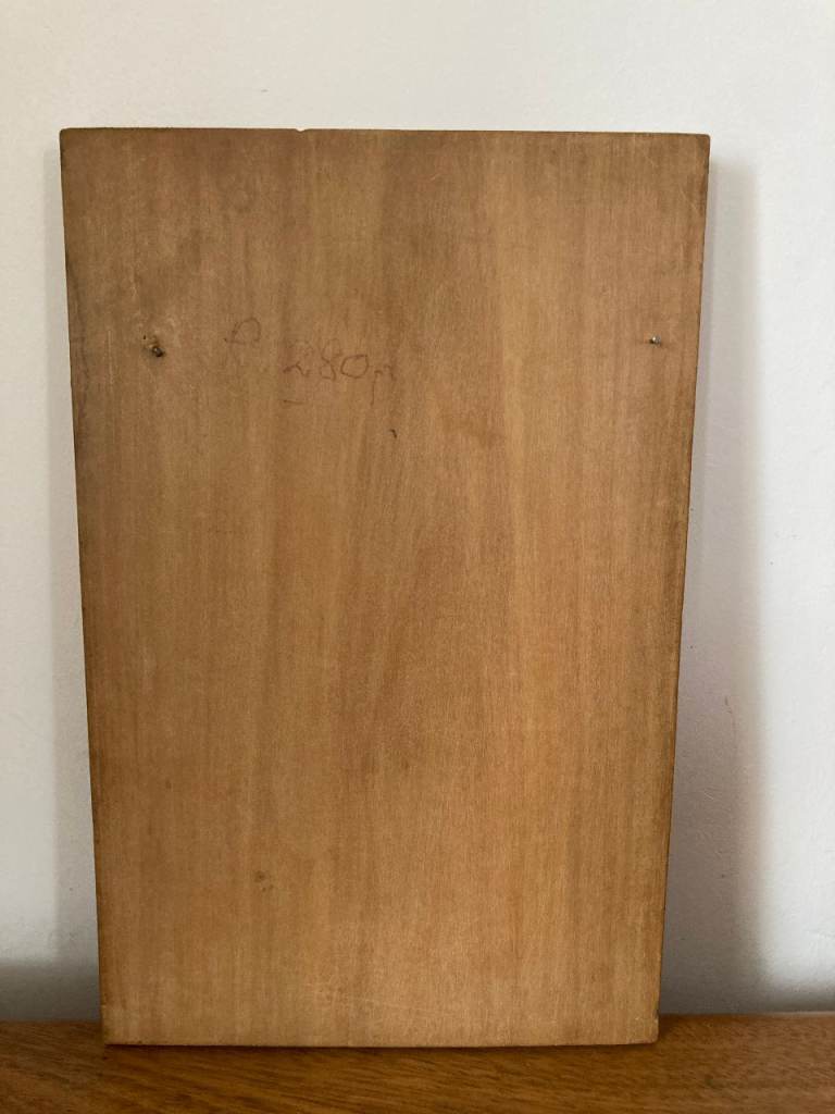 Vintage Wooden Hand Carved 3d Sculpture 