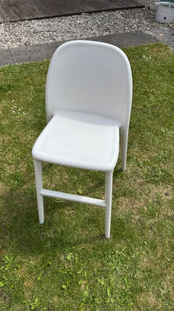 IKEA URBAN White Plastic Chair – Good Condition