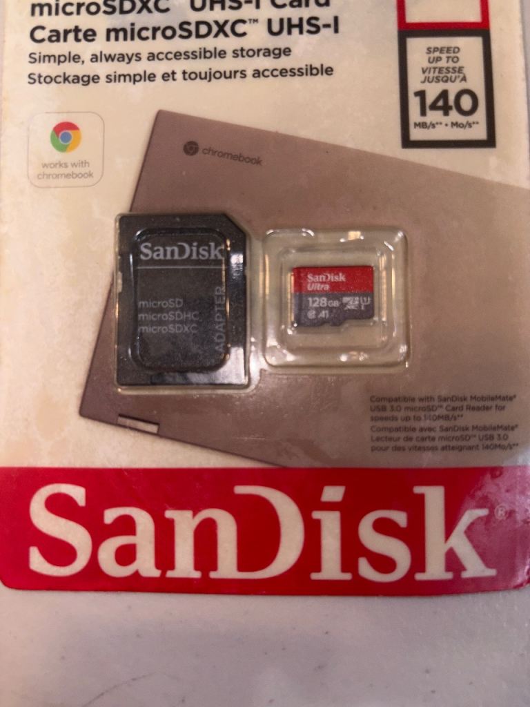 SanDisk Ultra 128GB MicroSD Card — A1 UHS-I — Collect Today — Ladywell