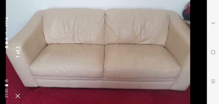 Leather Sofa - Large 