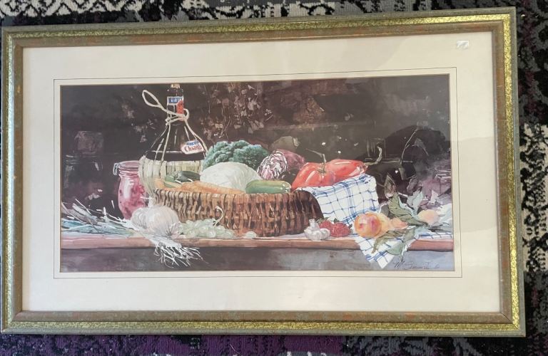 Marilyn Simandle “Rustic Harvest” Framed Print – £35
