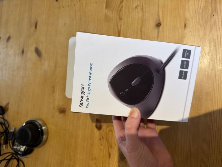 Kensington Pro Fit Ergonomic Wired Mouse - Brand New, Boxed