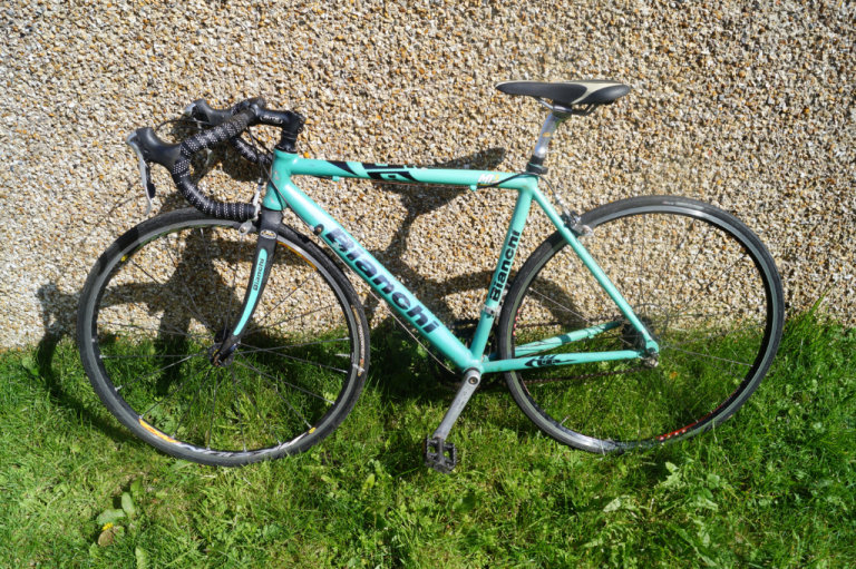 BIANCHI ML3 ALLOY REPARTO CORSE ROAD BIKE VINTAGE IN CELESTE BLUE