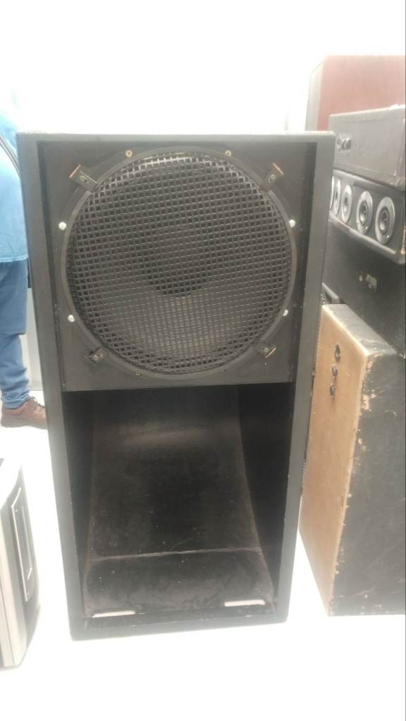 Big speaker sound system setup rig. Events. Parties. Music festival & halls pa. Bass 