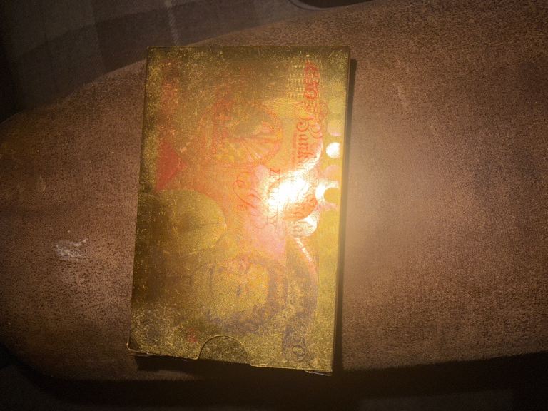 Vintage Gold Tarot Card Deck – Good Condition