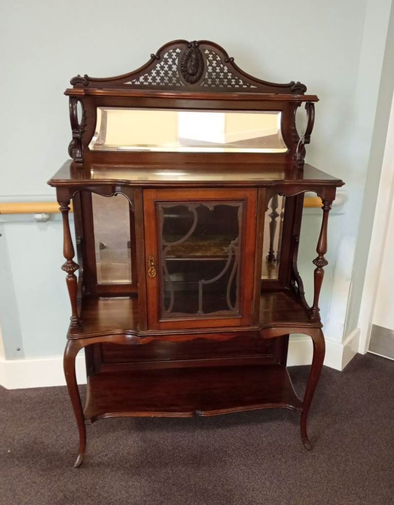  Now £50 was £60 Antique Walnut Cabinet/Sideboard. c.1905 Quite dainty, not oversized or too heavy