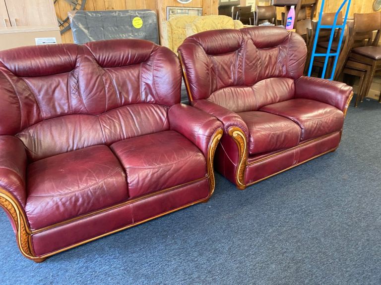 Leather sofas 