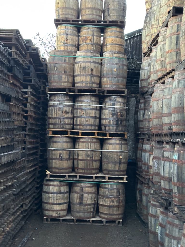 Whisky barrels 