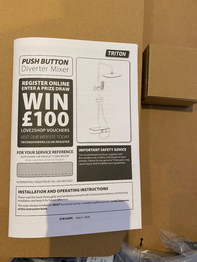 Bathroom duel head mixer shower 