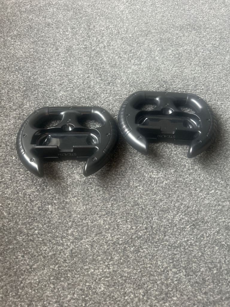 Pair of Nintendo Wii Steering Wheels – Good Condition